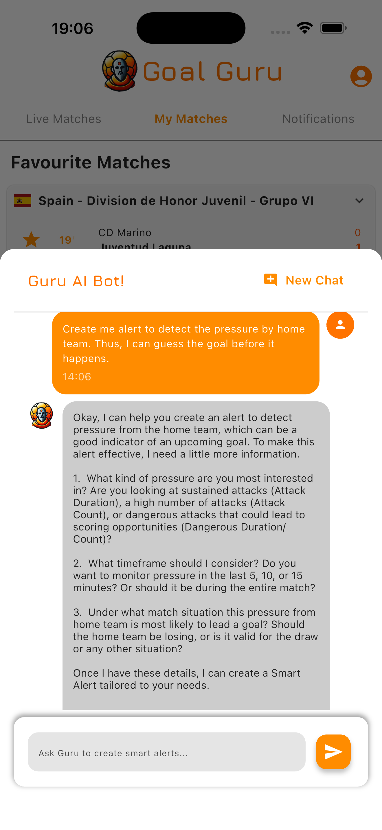 AI Chat Screenshot